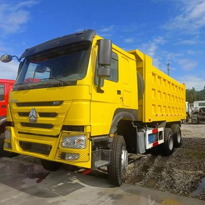 Banden 371HP HOWO Dump Truck Gebruikt Transport Zelf Zwaar Werk met ECE bandencertificering