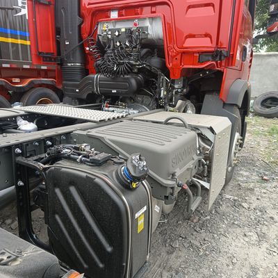 400L brandstoftank koolstofstaal ZZ4257N3247E1H Diesel zware vrachtwagen voor het slepen van een halve aanhangwagen