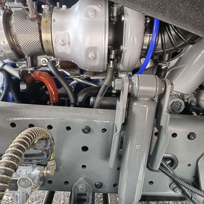 400L brandstoftank koolstofstaal ZZ4257N3247E1H Diesel zware vrachtwagen voor het slepen van een halve aanhangwagen