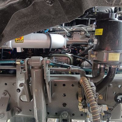 400L brandstoftank koolstofstaal ZZ4257N3247E1H Diesel zware vrachtwagen voor het slepen van een halve aanhangwagen