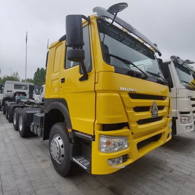 ECE-gecertificeerde 6X4 zware tractor met 1000L brandstoftank en stuurstoel met luchtvering