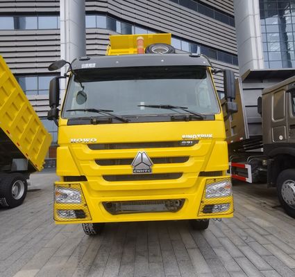 400L brandstoftank 371HOWO Truck Tractor met buisloze banden en 8L motorcapaciteit