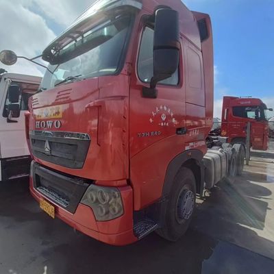 Zware trekkertruck voor het slepen van een halve aanhangwagen 400L brandstoftank handgestuurd type