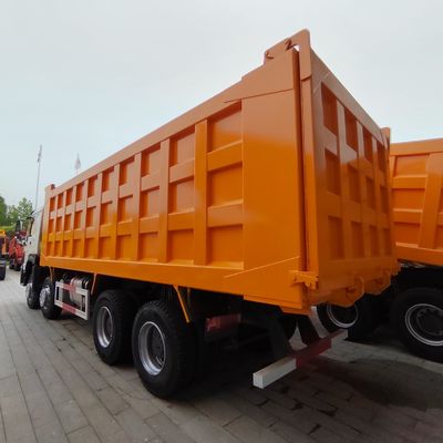 Hoog koolstofstaal vrachtdoos HOWO 10 wielen 380 pk dumper 20m3 voor mijnbouwtransport