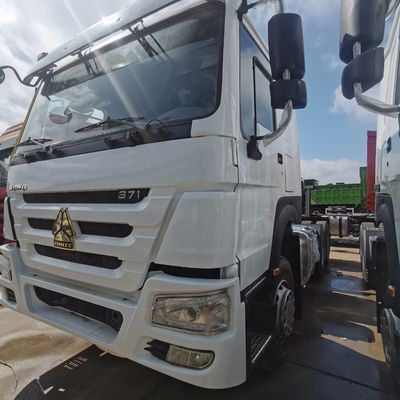 US 371 Goedkope HOWO Truck Tractor met 1000L brandstoftank en air suspension stoel