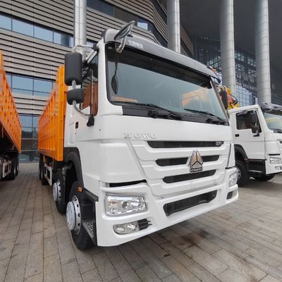 Euro2 Sinotruk HOWO 375HP 8*4 Dump Truck Front Lifting Style met &gt; 8L motorcapaciteit