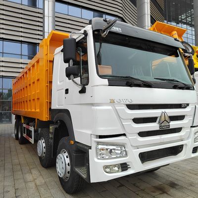Euro2 Sinotruk HOWO 375HP 8*4 Dump Truck Front Lifting Style met &gt; 8L motorcapaciteit