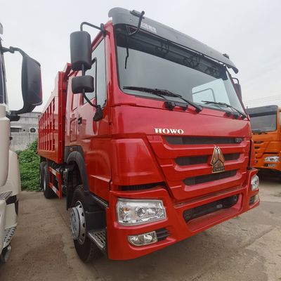 6x4 Industriële Sinotruck Gebruikte dumptruck met banden en hydraulische stuurbekrachtiging