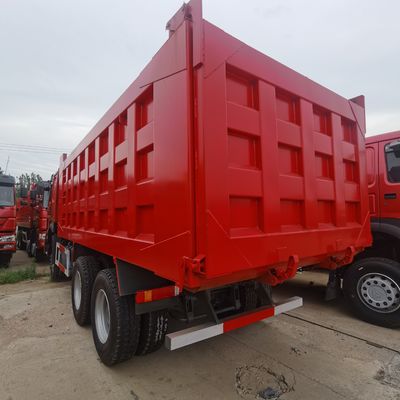 6x4 Industriële Sinotruck Gebruikte dumptruck met banden en hydraulische stuurbekrachtiging