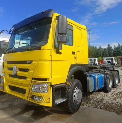 6 maanden Na-verkoopservice Gebruikte HOWO 371HP trekker zware vrachtwagen voor vervoer