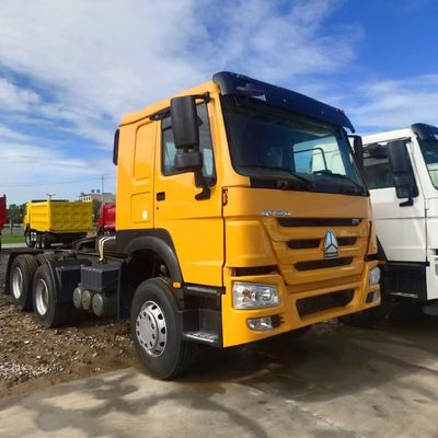 2024 Heavy Duty 371HOWO Dieseltractor met luchtophangstoel 30 dagen Terugbetaling