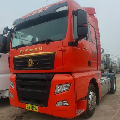 Carbon Steel Cargo Box en 480 pk tractor motor voor de bouw op Sitrak4X2 Tractor