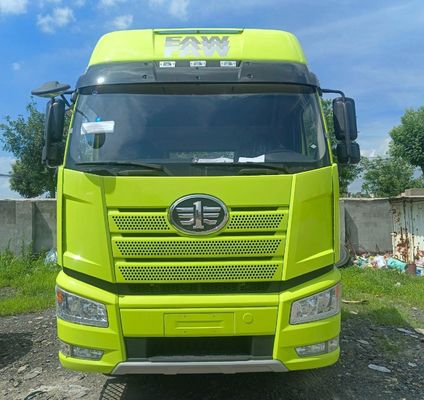Gebruikte diesel-tractortruck J6p420HP sleephalve aanhangwagen Verzendings- en bezorgdiensten