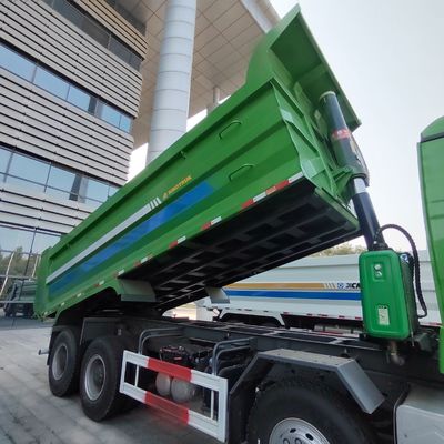 banden HOWO Tx 6X4 8X4 10/12 wielen kantelmotor vrachtwagen mijnbouw dump truck met Hyva Front Lifting
