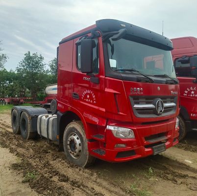 Buisloze banden ontwerp zware Beiben 6X4 500 pk trekker vrachtwagen met hydraulisch stuur