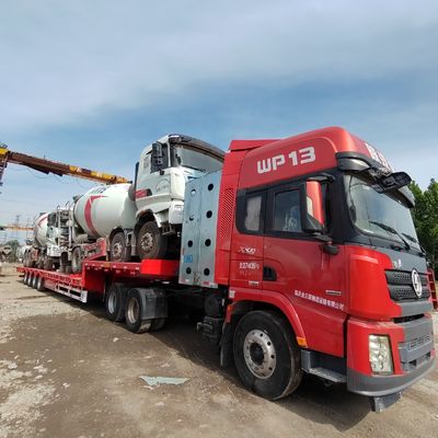 Shacman Sinotruk Chassis Hydraulisch stuur Betonmengtruck en verzendkosten