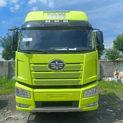 US Carbon Steel FAW Jiefang J6p420HP Diesel zware vrachtwagen voor het slepen van half-aanhangwagens