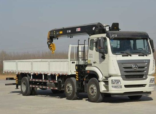 Aanpasbare vouwarm Hydraulische vrachtwagen gemonteerde kraan 12 ton Knuckle Boom Crane