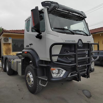 Verkoop HOWO 371HP 6X4 Traktortrucks Gebruikte vrachtvervoertrucks Handgeschakelde transmissie