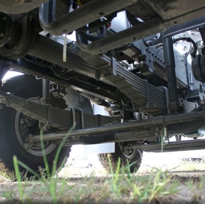8 Verplaatsing Hydraulische stuurinrichting roertruck met Sinotruk-chassis en banden