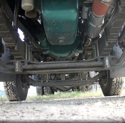 Maximaal paardenvermogen 400 pk zware vrachtwagen met aandrijvingshulp en Sinotruk-chassis