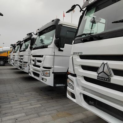 Gebruikte HOWO 371HP 6X4 trekkertruck voor vrachtvervoer in koolstofstaal doosmateriaal