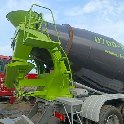 12m3 380 pk zware 6X4 autobetonmengtruck met banden en koolstofstaal vrachtdoos