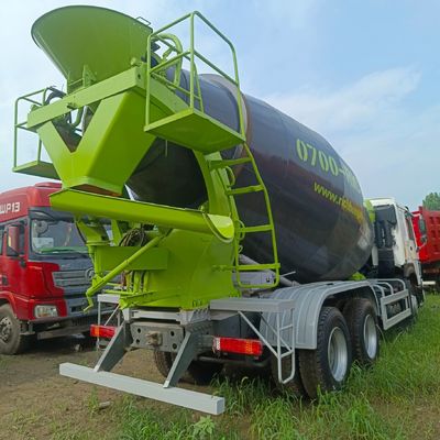 12m3 380 pk zware 6X4 autobetonmengtruck met banden en koolstofstaal vrachtdoos