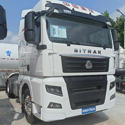 Dieseltractor met sleepvermogen en luchtophangstoel
