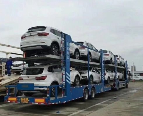 Semi-trailer voor maïs, pinda's, tarwe, kolen, mineralen, zelfontladen