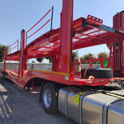 Air Suspension Fuhua Axe Grain Transport Trailer voor op maat gemaakte en zelfdumping