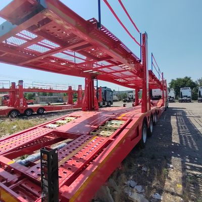 Air Suspension Fuhua Axe Grain Transport Trailer voor op maat gemaakte en zelfdumping