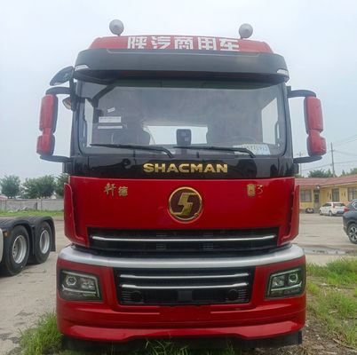 Shaanxi Automobile Delong 6X4 Diesel Tractor Truck met duurzame Carbon Steel Cargo Box