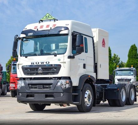 Sinotruk HOWO Cnl LNG-tractorkop voor het slepen van een halfrol 6×4 aandrijflijn