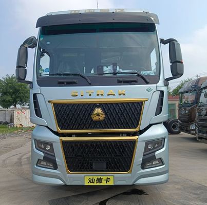 Shandeka 6X4 Gas Traction Transport Truck met handgeschakelde transmissie met een laadvermogen van 31-40 ton