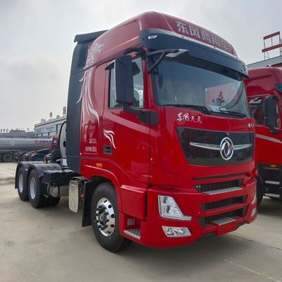 Voorste opheffing 6X4 Dumping Type LNG Gas Traction Transport Truck 580HP Tractor