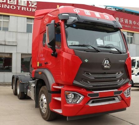 Gebruikte Sinotruck Sitrak HOWO 6X4 CNG Truck Pakket Grootte 745.00cm * 253.00cm * 290.00cm