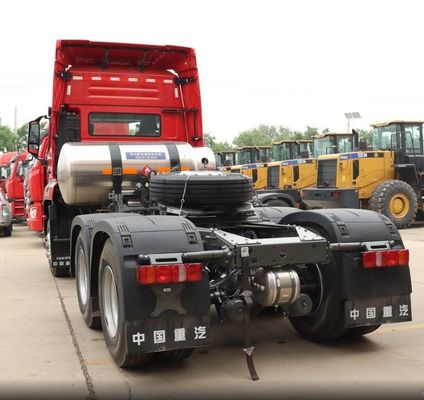 Gebruikte Sinotruck Sitrak HOWO 6X4 CNG Truck Pakket Grootte 745.00cm * 253.00cm * 290.00cm