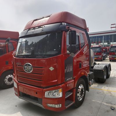 Verkoop van bandengas 6X4 vrachtwagen met handgeschakelde versnellingsbak en laadbak van koolstofstaal