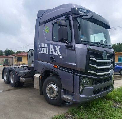 Nationale zware vrachtwagen Max HOWO LNG Automatische transmissie sleepwagen Teruggave van restituties