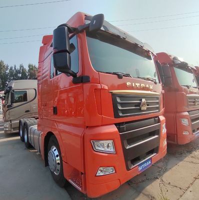 Goedkope gebruikte Sinotruk Chassis Sitrak Heavy Duty Truck 6X4 CNG voor laag onderhoud